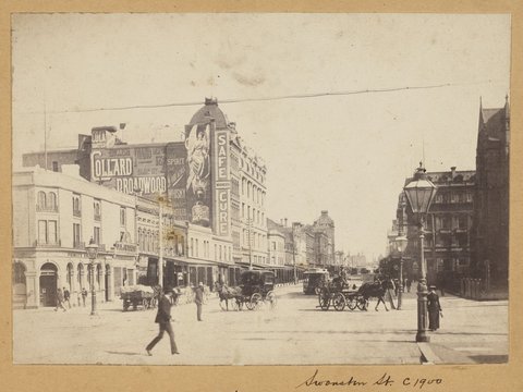 Swanston Street, Melbourne, c. 1900