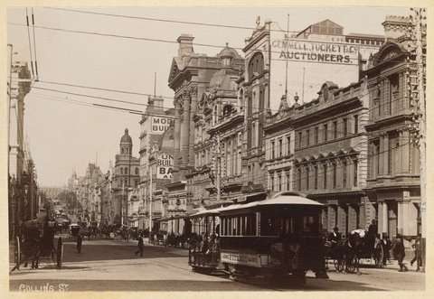 Collins St, 1895