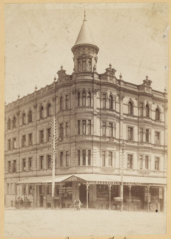 Burke and Wills Chambers, cnr. Russell and Collins Streets, Melbourne, 1891