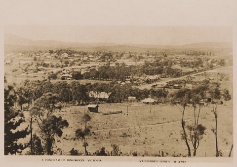 A panorama of Ringwood, Victoria, 1920?