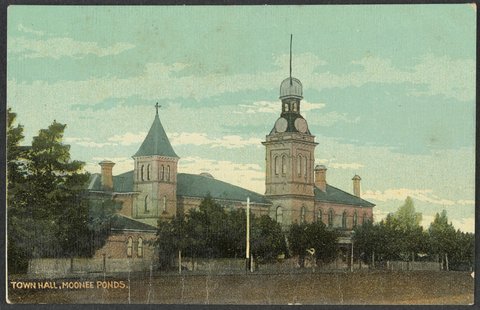 Town Hall, Moonee Ponds, 1908?