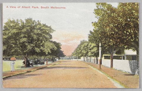 A View of Albert Park, South Melbourne, c. 1908