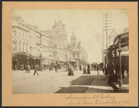 Swanston Street, Melbourne, c. 1892