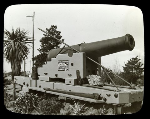 Sixty-eight pound gun in Queen's Park, Moonee Ponds, 1906–14