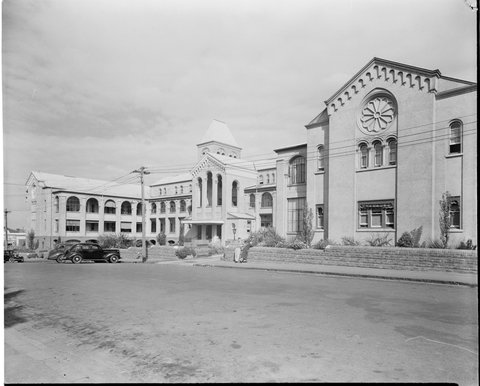 Exterior view of the Epworth Hospital, Erin Street, Richmond, 1938–40