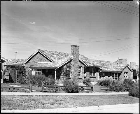 Housing Commission of Victoria homes on the Coburg Estate, 1948