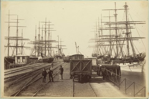 Williamstown Railway Pier, 1889–91