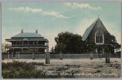 Catholic Church and Presbytery, Footscray, c. 1911