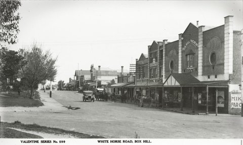 WHITE HORSE ROAD, BOX HILL, 1920–35