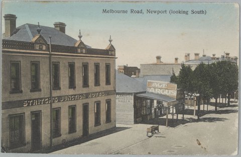 Melbourne Road, Newport (looking South), c. 1907