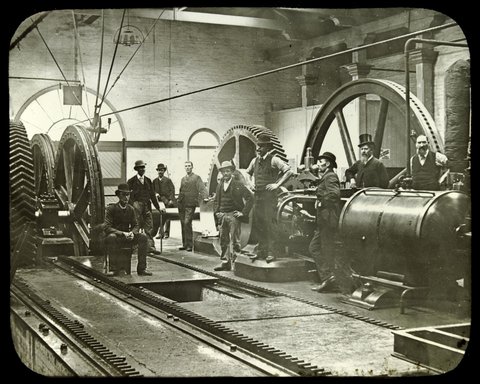 Tramway engine, Richmond Vic, c. 1900