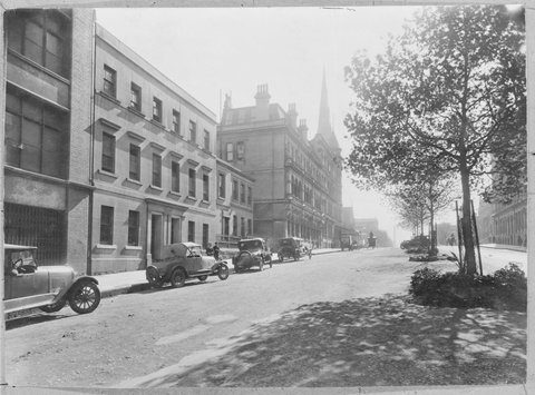 Burke and Wills Chambers, corner of Collins and Russell streets, Melbourne, c. 1926