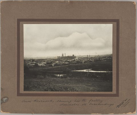 View from near Kensington Road, South Yarra, looking N.W. towards Bryant & May and across Richmond with the Melbourne skyline on the horizon, 1920–26