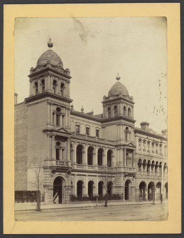Masonic Hall, Collins Street, Melbourne, 1885–95
