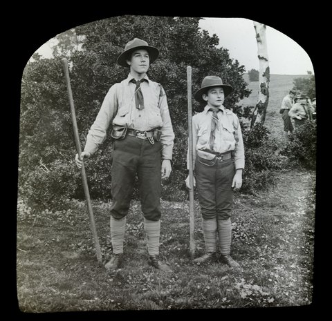 Elton Fox, leader of the CROW Troop of Boy Scouts, North Melbourne, 1906–14
