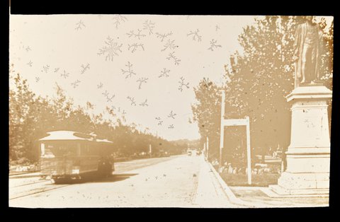 [Looking south along St. Kilda Road, Melbourne, Vic.], 1920s