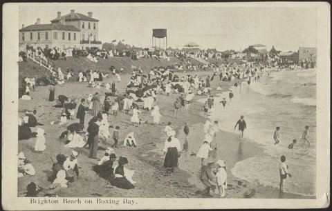 Brighton Beach on Boxing Day, 1904–05