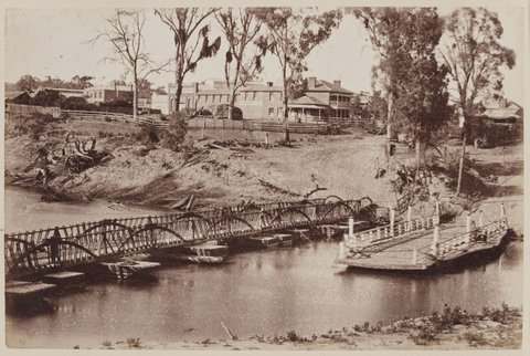 Echuca. Punt on the Murray 156 Miles N. from Melbourne, 1870–80