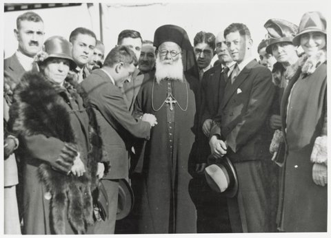 Bishop Malouf from Lebanon, in Australia for the Eucharistic Congress with a group of Melbourne friends and relatives, 1928