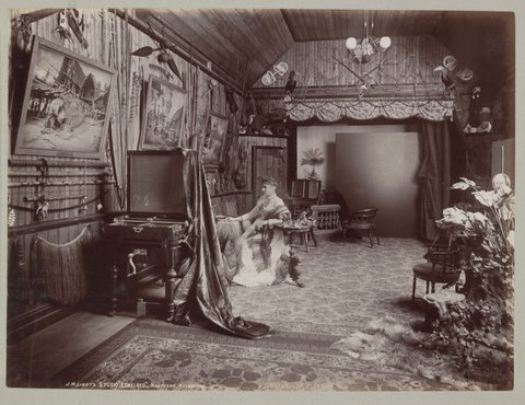 J.W.Lindt's studio. "Ethelred". Hawthorn, Melbourne, 1884–94