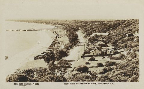 VIEW FROM FRANKSTON HEIGHTS, FRANKSTON, VIC, c. 1920