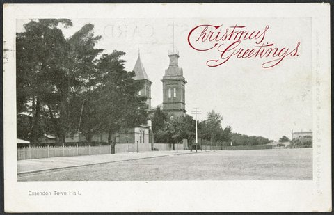 Essendon Town Hall, c. 1907