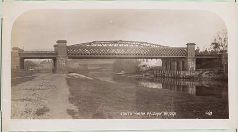 South Yarra Railway Bridge, 1893