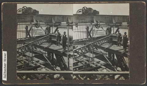 Saltwater River Bridge Footscray picture, c. 1912