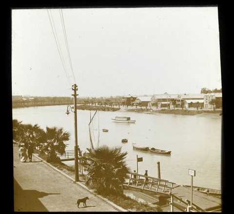 View across the Saltwater (i.e. Maribyrnong) River, 1906–14
