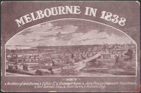 Melbourne in1838, 1913?
