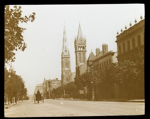 Top of Collins Street, looking west, 1906–14