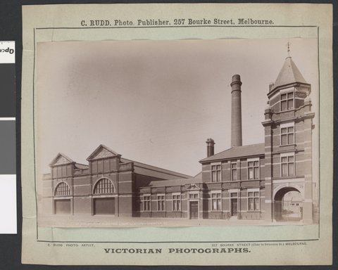 City of Melbourne Electric Light Station, Spencer St [another view], 1892–1900