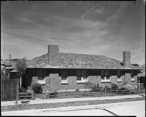 Housing Commission of Victoria homes on the Coburg Estate, 1948