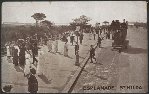 Esplanade, St. Kilda, 1915?