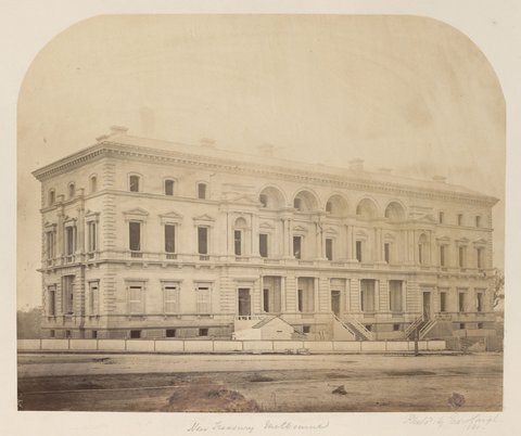 New Treasury Melbourne, c. 1861