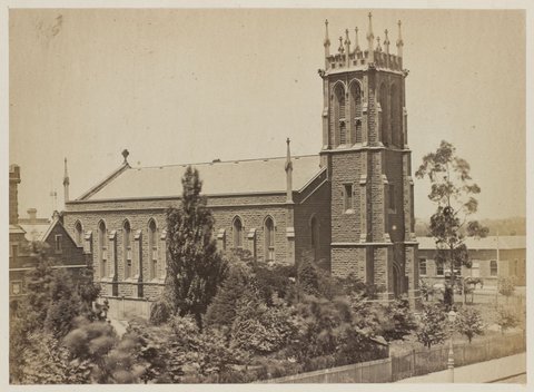 St. Paul's [Church, Melbourne], 1875