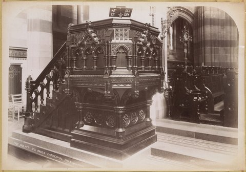 The Pulpit, St. Paul's Cathedral [Melbourne], 1892–1900
