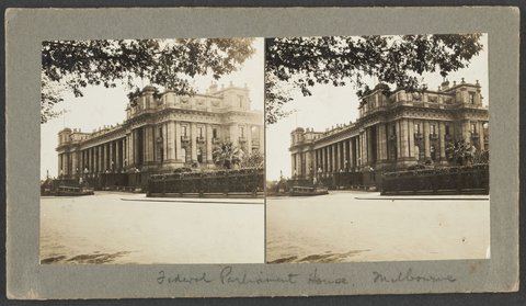 Federal Parliament House, Melbourne, 1925