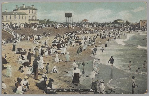 Brighton Beach on Boxing Day, 1906–07