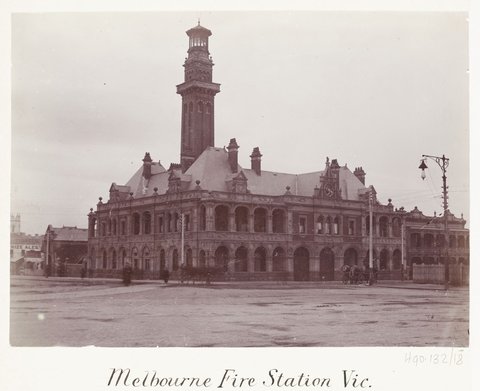Melbourne Fire Station Vic, 1890–1900