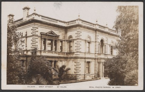Eildon, Grey Street, St. Kilda, 1920s