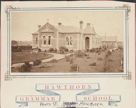 HAWTHORN GRAMMAR SCHOOL, 1900–40