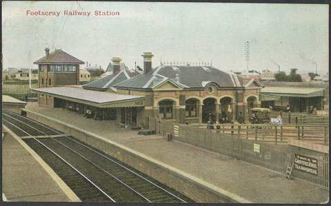 Footscray Railway Station, c. 1906