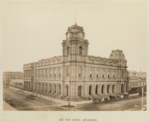 The Post Office, Melbourne, 1877