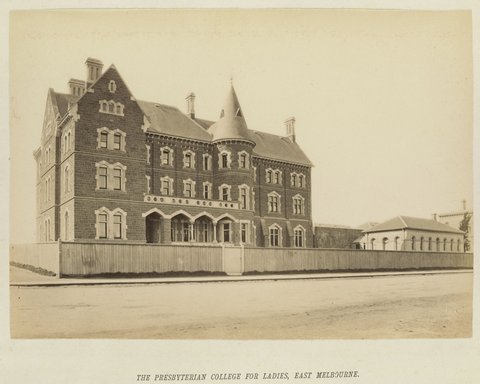 The Presbyterian College for Ladies, East Melbourne, 1877
