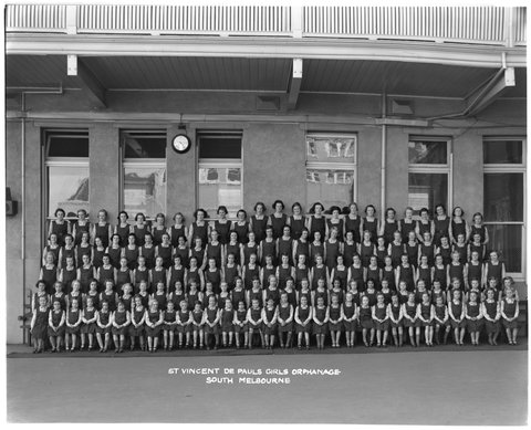 "ST VINCENT DE PAULS GIRLS ORPHANAGE, SOUTH MELBOURNE Vic.", 1940?