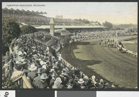Flemington Racecourse, Melbourne, 1902?