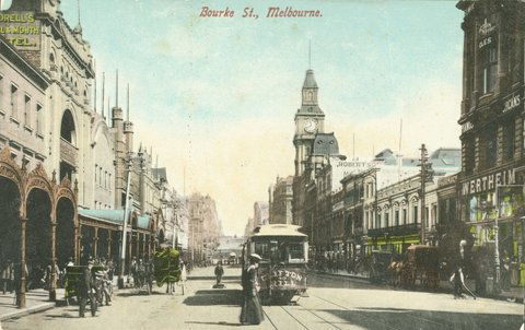 Bourke St; Melbourne, c. 1910