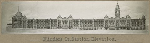 Flinders St.Station.Elevation, 1905–28