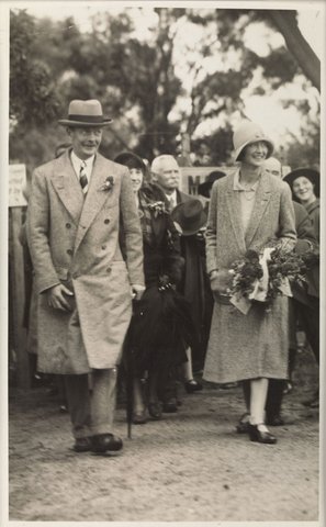 Lord and Lady Somers, picture taken in Balwyn, 1931, c. 1931
